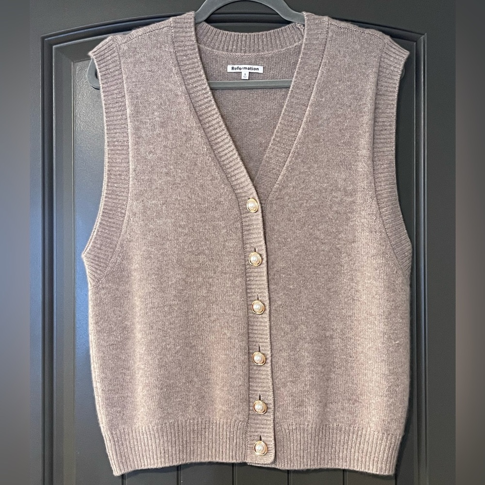 reformation jacqui cashmere jumper